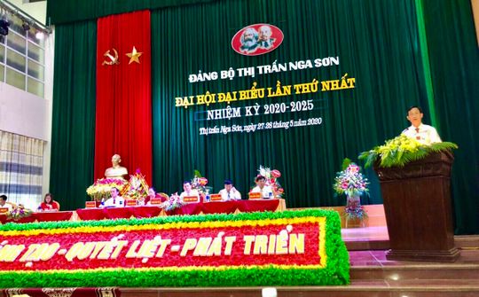 Nga Sơn: Năng lực lãnh đạo của Đảng bộ là “nòng cốt” của sự phát triển