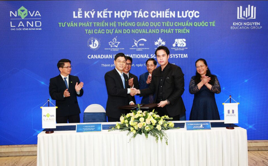 Tập đoàn Novaland hợp tác phát triển hệ thống giáo dục tiêu chuẩn quốc tế