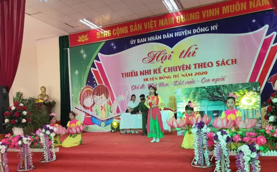 Huyện Đồng Hỷ, Thái Nguyên: Tổ chức hội thi Thiếu nhi kể chuyện theo sách năm 2020.