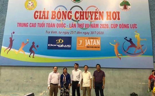 Trà Vinh: Khai mạc giải bóng chuyền hơi trung -cao tuổi toàn quốc lần VII -2020