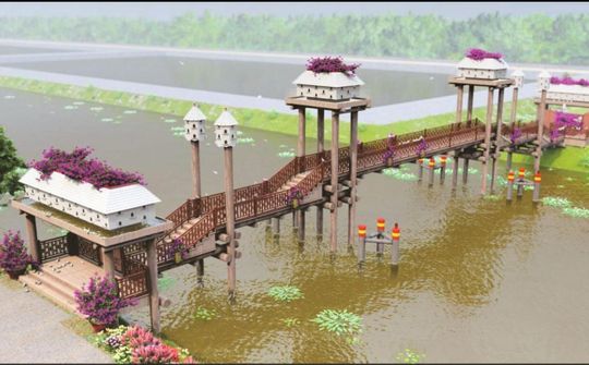Cầu kiều Trà Sư