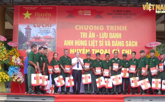Tri ân lưu danh Anh hùng Liệt sĩ và Dâng sách Huyền thoại Củ Chi