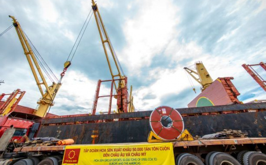 Tập đoàn Hoa Sen:  Tôn mạ kẽm vươn ra thị trường thế giới