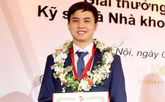 Thủ khoa trường Tự nhiên giành học bổng vào ĐH hàng đầu nước Pháp