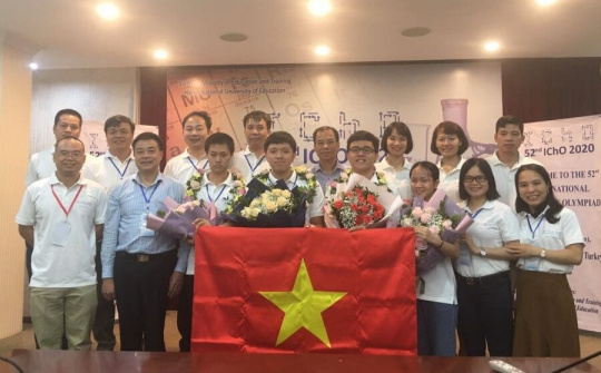 Đội Olympic Hoá học Việt Nam đạt thành tích cao nhất trong lịch sử