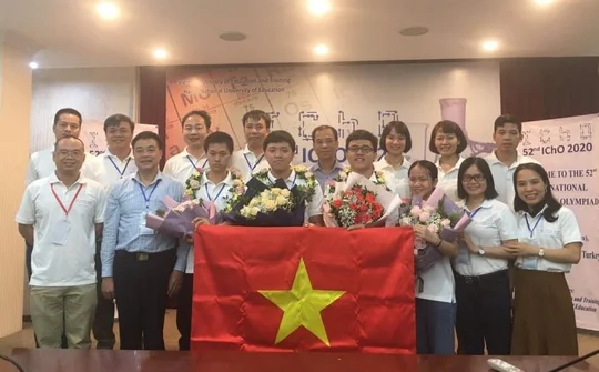 Đội Olympic Hoá học Việt Nam đạt thành tích cao nhất trong lịch sử
