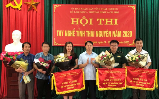 Bế mạc Kỳ thi tay nghề học sinh, sinh viên tỉnh Thái Nguyên năm 2020