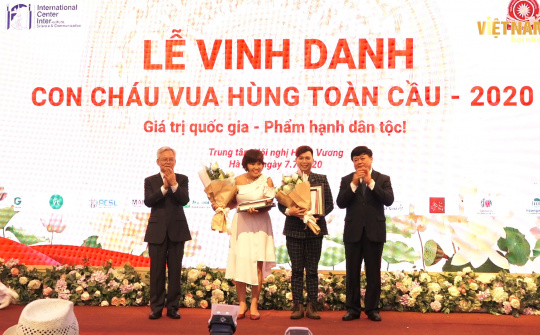 Lễ Vinh danh "Con cháu vua Hùng toàn cầu" 2020