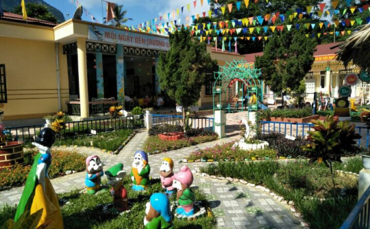 Trường Mầm non Cổ Lũng, huyện Bá Thước, bông hoa đẹp giữa ngút ngàn núi rừng