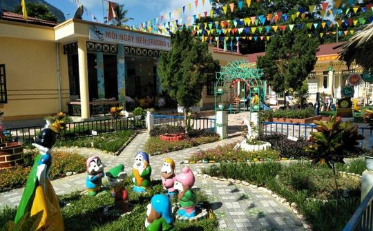 Trường Mầm non Cổ Lũng, huyện Bá Thước, bông hoa đẹp giữa ngút ngàn núi rừng