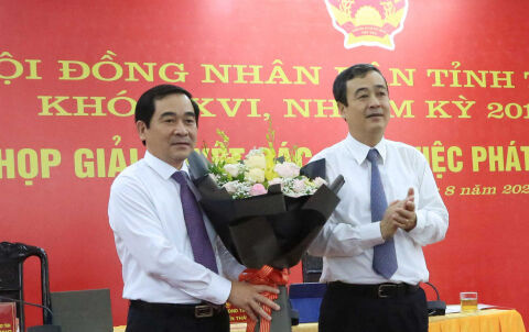 Ông Nguyễn Tiến Thành được bầu giữ chức Chủ tịch HĐND tỉnh Thái Bình