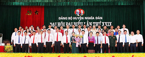 Nghệ An: Đại hội Đảng bộ huyện Nghĩa Đàn khóa XXIX, nhiệm kỳ 2020 -2025