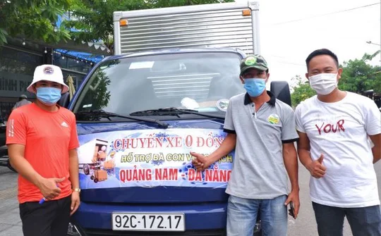 Chuyến xe “0 đồng” hỗ trợ bà con nghèo vùng dịch