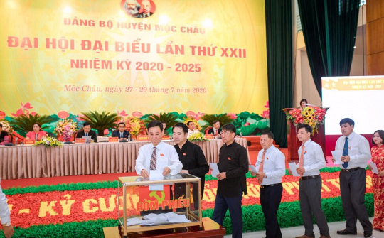 Mộc Châu: Đại hội Đảng bộ đoàn kết, đổi mới và phát triển
