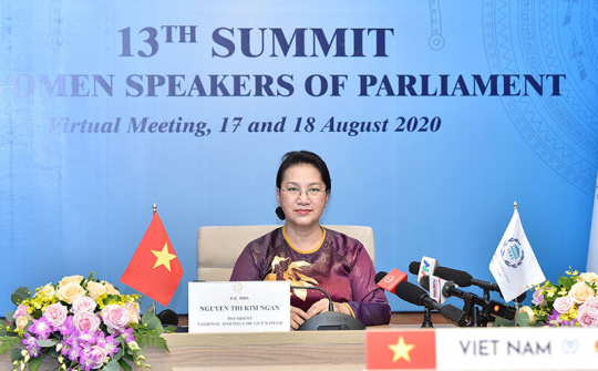 Chủ tịch Quốc hội Nguyễn Thị Kim Ngân dự Hội nghị thượng đỉnh các nữ Chủ tịch Quốc hội thế giới lần thứ 13
