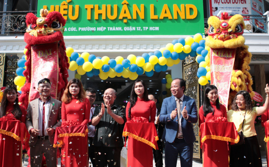Địa ốc Xanh Toàn Cầu: Tưng bừng khai trương văn phòng đại lý mới "Hiếu Thuận Land".