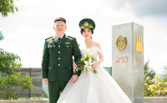 Thượng úy biên phòng 9X hai lần hủy đám cưới để tham gia chống dịch