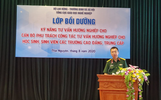 Tổng cục giáo dục nghề nghiệp: Bồi dưỡng kỹ năng tư vấn, hướng nghiệp