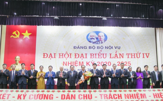 Đảng bộ Bộ Nội vụ với quyết tâm “Đoàn kết - Kỷ cương - Dân chủ - Trách nhiệm - Hiệu quả”
