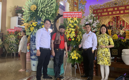 Doanh nhân Nguyễn Hoàng Sang: Tri ân tiền nhân, hướng về cội nguồn, quê hương