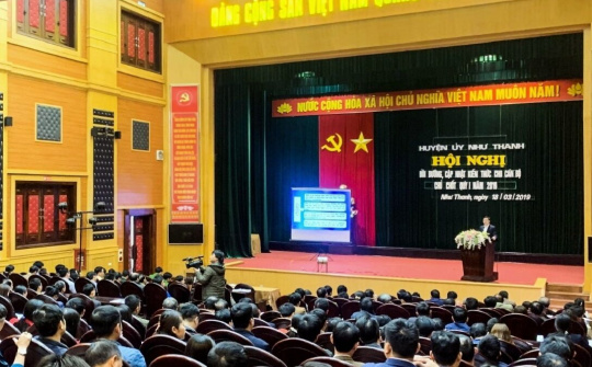 Công tác xây dựng Đảng ở Như Thanh: Dấu ấn nhiệm kỳ 2015-2020