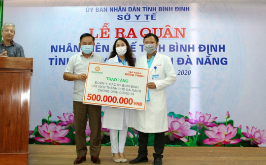 Tập đoàn Hưng Thịnh tiếp sức TP.Đà Đẵng và tỉnh Quảng Nam phòng chống dịch Covid-19