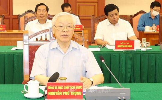 Tổng Bí thư, Chủ tịch Nước chủ trì họp Tiểu ban Văn kiện Đại hội XIII