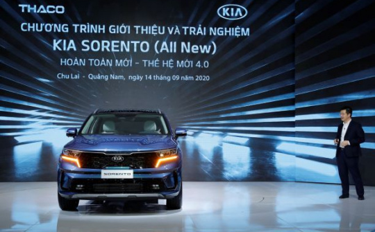 Thaco ra mắt Kia Sorento đổi mới toàn diện thiết kế và công nghệ
