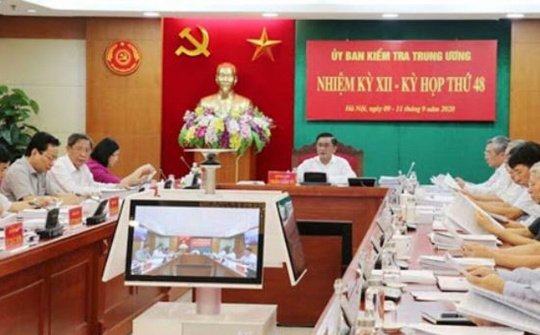 Thông cáo báo chí kỳ họp 48 của Ủy ban Kiểm tra Trung ương