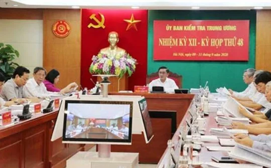 Thông cáo báo chí kỳ họp 48 của Ủy ban Kiểm tra Trung ương
