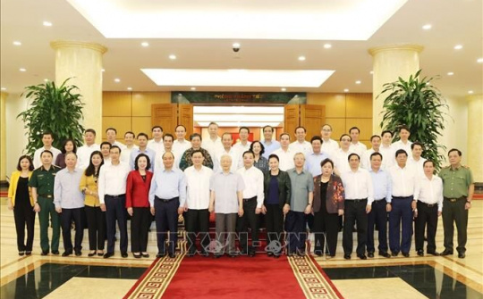 Bộ Chính trị cho ý kiến chuẩn bị đại hội 20 Đảng bộ trực thuộc Trung ương
