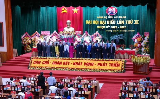 Khai mạc Đại hội Đảng bộ tỉnh An Giang lần thứ XI, nhiệm kỳ 2020-2025