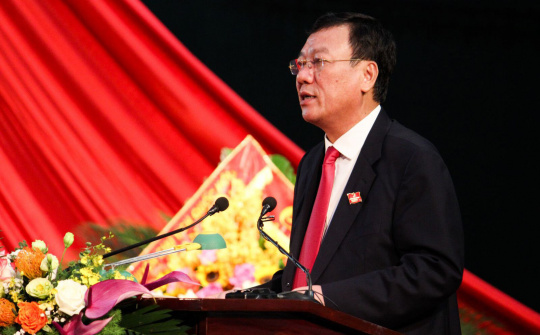 Ông Đoàn Hồng Phong tái cử Bí thư Tỉnh ủy Nam Định