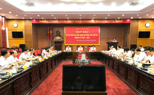 Đại hội Đảng bộ tỉnh Thái Bình diễn ra từ ngày 13-15/10