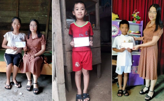 Hành trình “Hạnh phúc sẻ chia” đến với ba hoàn cảnh khó khăn nhân dịp Tết Trung Thu