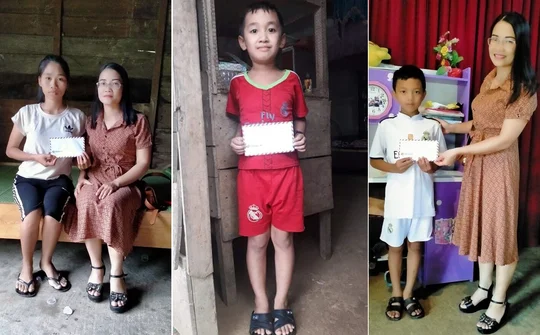 Hành trình “Hạnh phúc sẻ chia” đến với ba hoàn cảnh khó khăn nhân dịp Tết Trung Thu