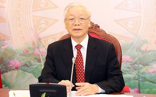 Tổng Bí thư, Chủ tịch nước Nguyễn Phú Trọng điện đàm với Tổng Bí thư, Chủ tịch nước Trung Quốc Tập Cận Bình