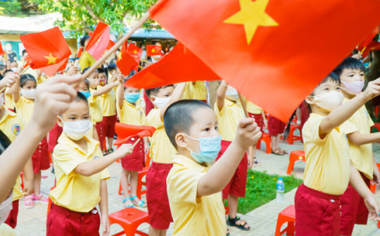 Lễ khai giảng ngắn gọn, ý nghĩa của trường Tiểu học Phạm Hồng Thái