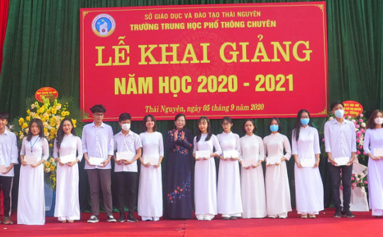 Các trường học ở Thái Nguyên khai giảng năm học mới 2020 - 2021