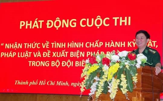 Bộ đội Biên phòng TP HCM phát động cuộc thi nhận thức về pháp luật năm 2023