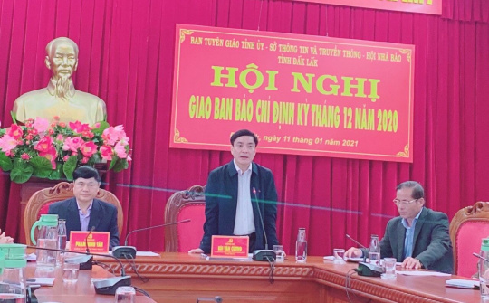 Bí thư Tỉnh ủy Đắk Lắk Bùi Văn Cường: "Báo chí - Cầu nối với chính quyền và doanh nghiệp"