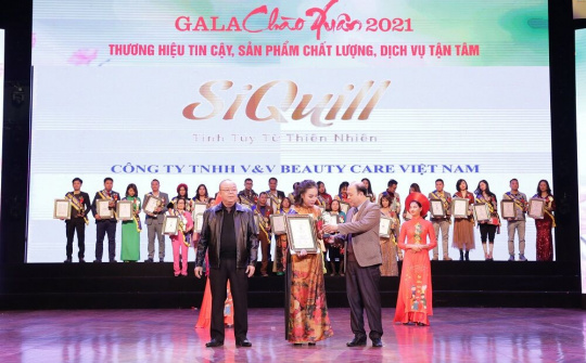 SiQuill nhận giải thưởng top 50 thương hiệu tin cậy