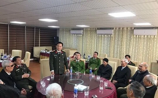 Công an Đắk Nông gặp mặt chúc Tết Ban An ninh Quảng Đức