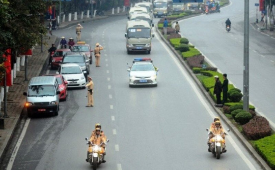 Hà Nội phân luồng giao thông từ xa phục vụ Đại hội lần thứ XIII của Đảng