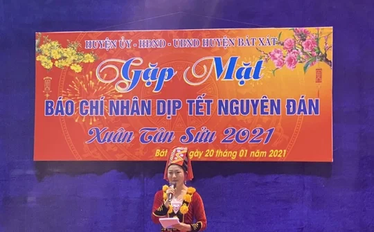 Lào Cai : Huyện Bát Xát gặp mặt báo chí nhân dịp Xuân Tân Sửu 2021