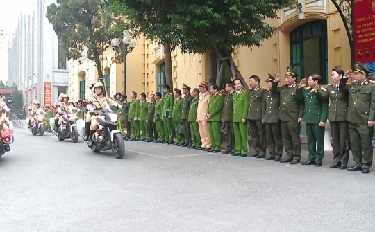 CA Hà Nội xuất quân bảo vệ Đại hội XIII của Đảng