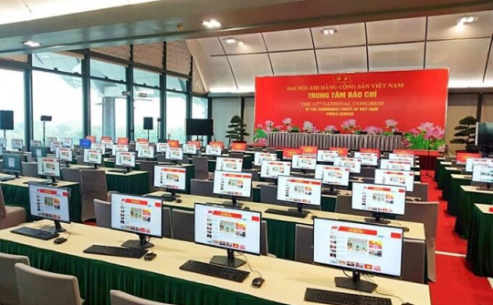 Trung tâm Báo chí Đại hội XIII đã sẵn sàng cho ngày khai trương
