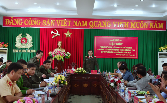 Báo chí:  Cầu nối giữa lực lượng Công an tỉnh Đắk Nông với nhân dân