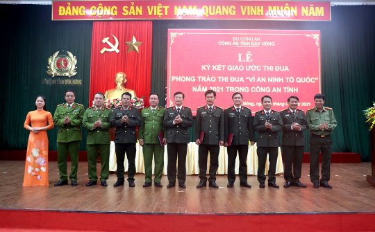 Công an Đắk Nông triển khai phong trào thi đua "Vì an ninh Tổ quốc” năm 2021