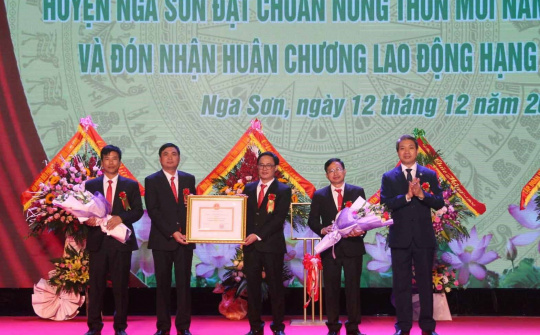 Nga Sơn: Đoàn kết, sáng tạo, phát triển trên chặng đường mới